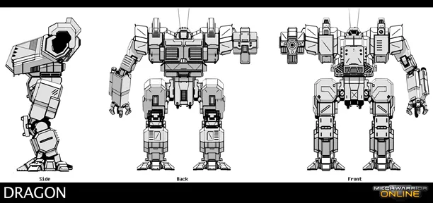 MechWarrior Online - Боевые мехи, №4: Dragon